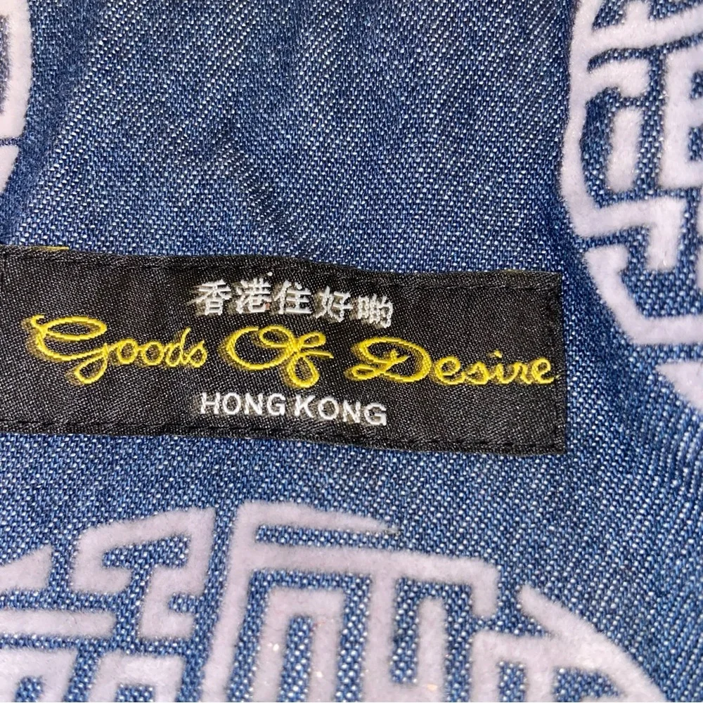 Goods Of Desire Scarf Unisex 64”X6” Hong Kong Reversible Southwestern Aztec